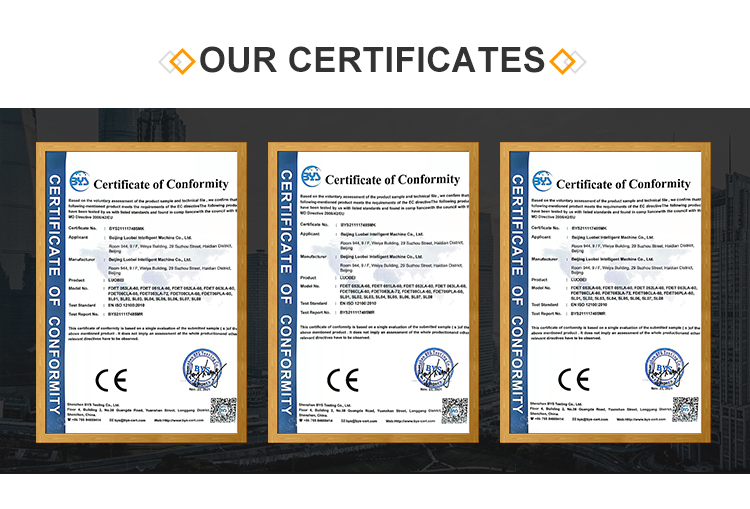 OUR CERTIFICATES